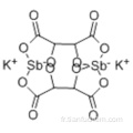 Tartrate de potassium L-Antimoine CAS 11071-15-1